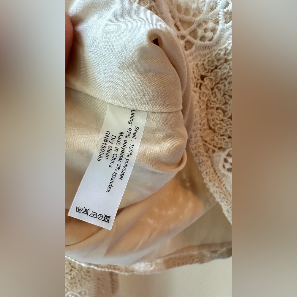 Sundays, Garcia , nwt, Cream Crochet Matching Set, Size XS | 1992 - Picture 3 of 8